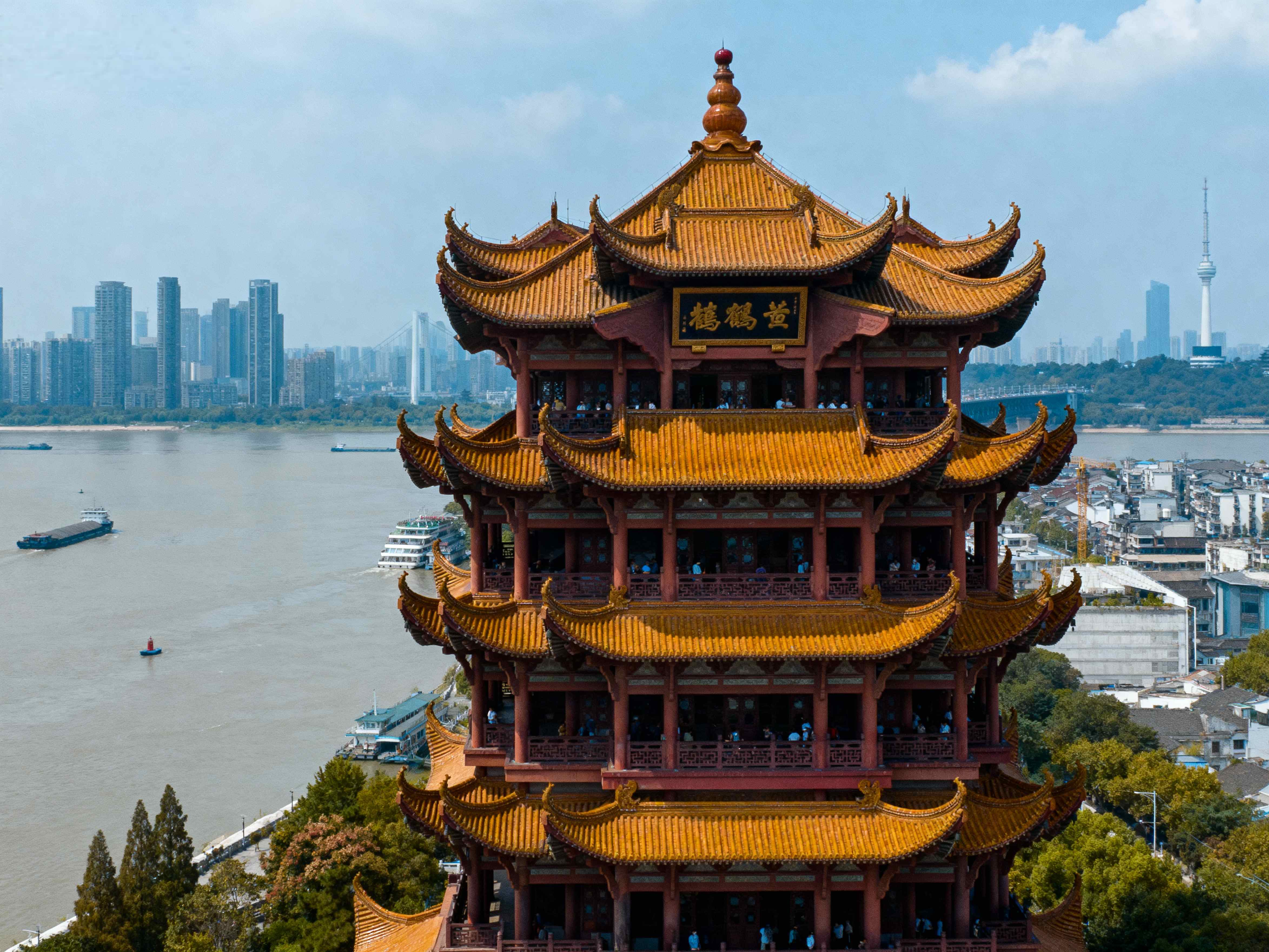 Yellow Crane Tower - Top attraction in Wuhan, China travel guide for Western visitors